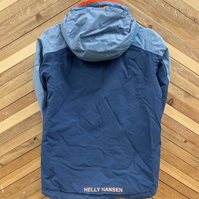 Helly Hansen - Insulated youth winter jacket- MSRP $175: Blue/Green-children-10Y