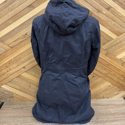 Spiewak - Women's Long Winter Jacket: Black/Camo-unisex-LG