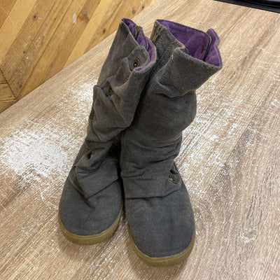 Blowfish - Button Boots: Brown/Purple-women-W8