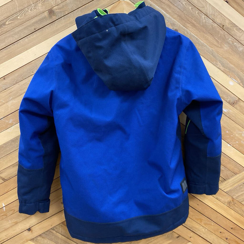 Monster- Youth Insulated Winter Jacket: Blue/Green -children-12Y