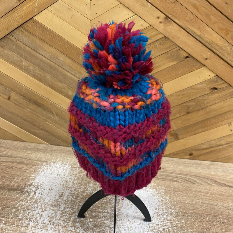 The North Face - Pom Pom Toque : Pink Teal -women-