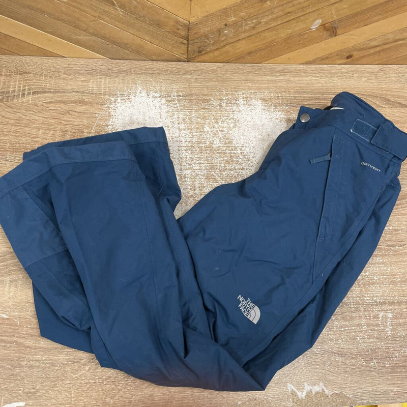 The North Face - Youth Snowpants - MSRP $155: Navy/Grey-children-lg (14/16)