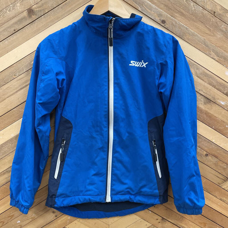 Swix - Youth Cross Country Ski Jacket - MSRP compared $99: Blue-children-12/14Y