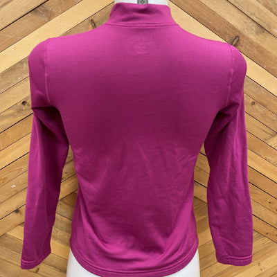 Paradox - Kids 1/4-Zip Baselayer Top: Pink-children-LG (10/12Y)