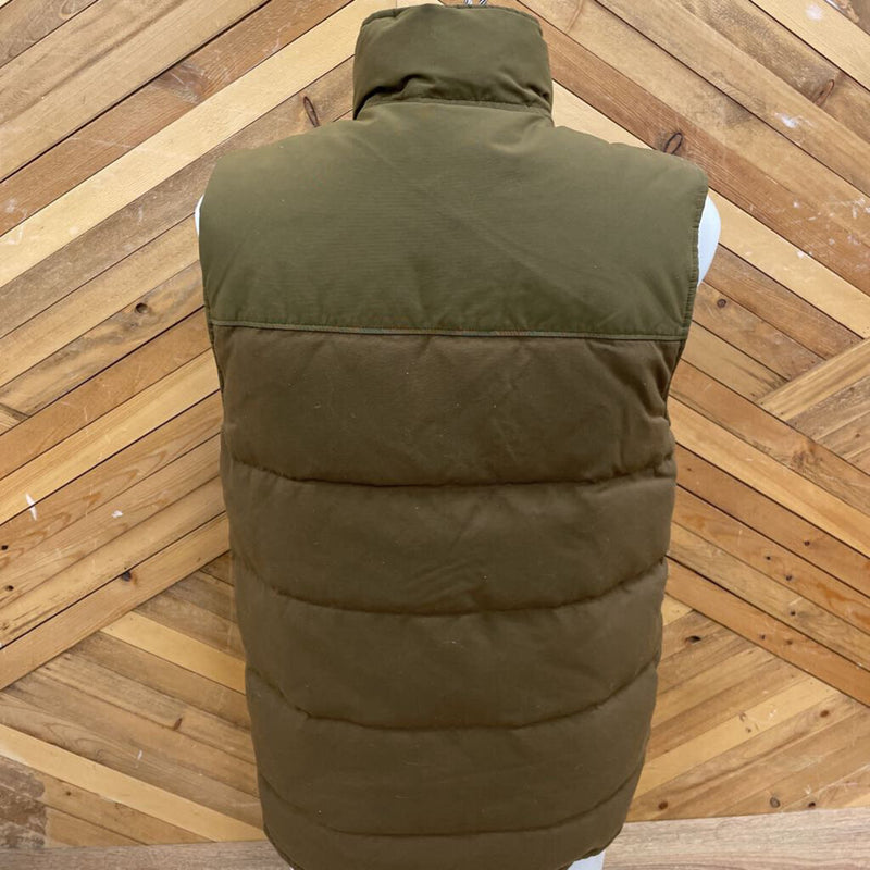 Patagonia Brown Puffer Vest: brown-women-SM