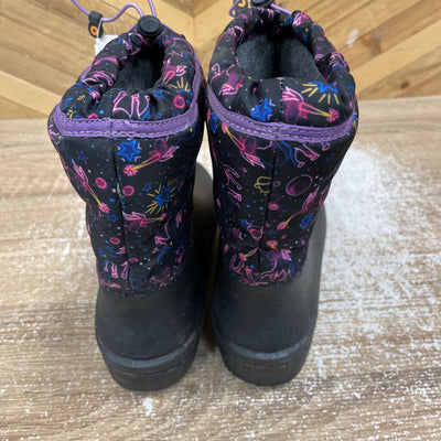 Bogs - Children's Insulated Winter Boots - MSRP $115 - MSRP $: black with colorful print-children-6Y