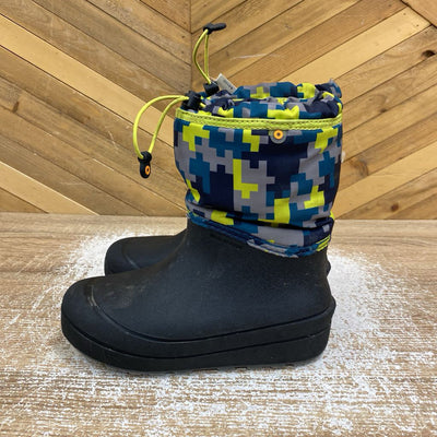 Bogs- Children's Insulated Snow Boots- MSRP $115: blue, yellow, gray-children-2Y