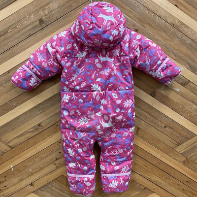 Columbia - Infant Snowsuit with Floral Design - MSRP $120: Pink-children-12-18 months