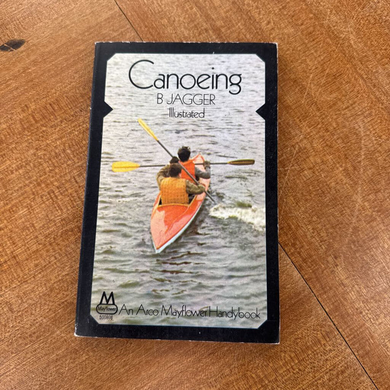 Canoeing by B Jagger: black, orange-unisex-
