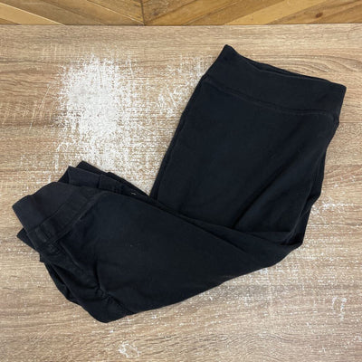 Hyba- Cropped Women's Leggings: black-women-XL