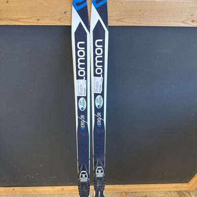Salomon - Aero Jr Grip Waxless XC Skis - Prolink (NNN) - MSRP $180: Black/Blue/White--141cm