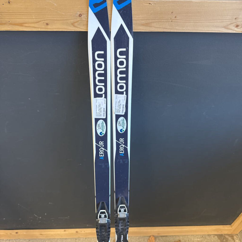 Salomon - Aero Jr Grip Waxless XC Skis - Prolink (NNN) - MSRP $180: Black/Blue/White--141cm