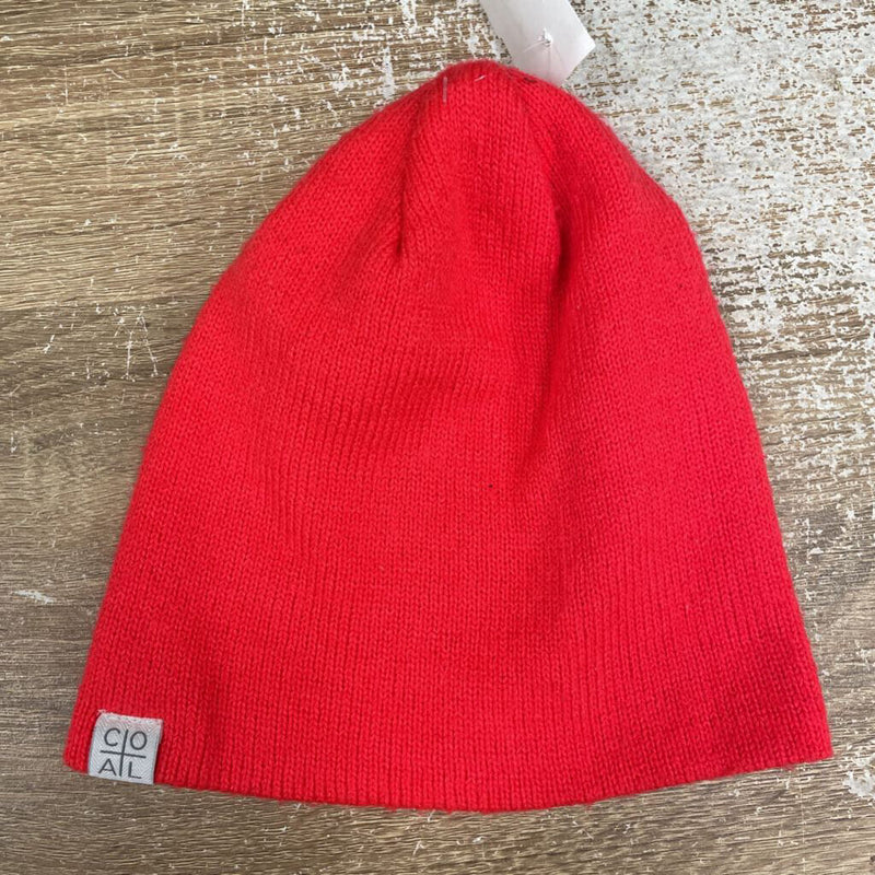 Coal - Red Knit Beanie Hat : red-unisex-
