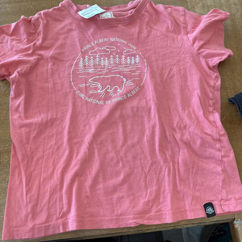 Parcs Canada - Youth T- shirt : Pink/White-children-YLG