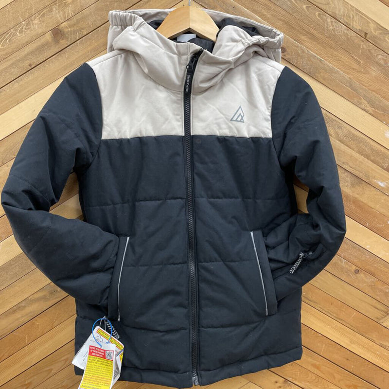 Ripzone - Youth Insulated Winter Jacket - MSRP $130: Black/Beige-children-MDY
