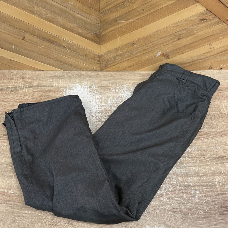 Aperture - Insulated Ski Waterproof Pants - MSRP $160 : black-men-LG