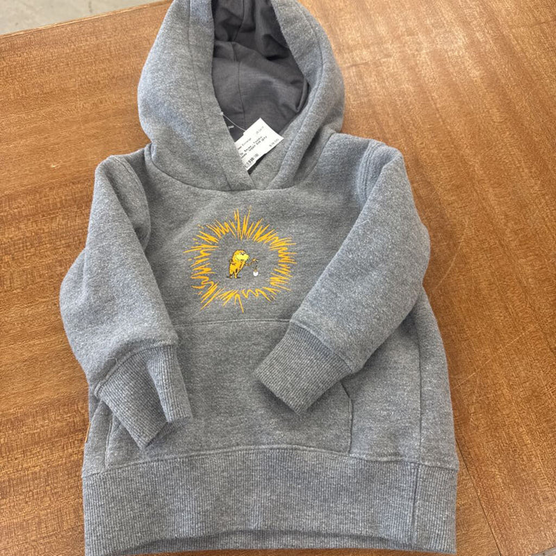 tentree x Dr. Seuss - Toddler Lorax Hoodie - MSRP $48: gray-children-1T