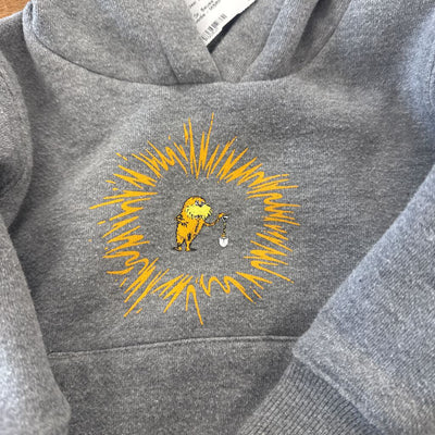 tentree x Dr. Seuss - Toddler Lorax Hoodie - MSRP $48: gray-children-1T