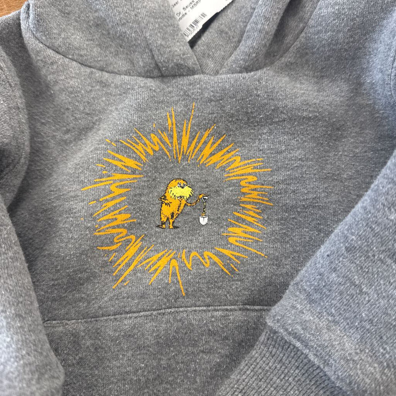 tentree x Dr. Seuss - Toddler Lorax Hoodie - MSRP $48: gray-children-1T