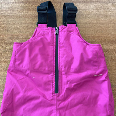 The North Face - Kids' Bib Snow Pants - MSRP $ 150: pink-children-4T
