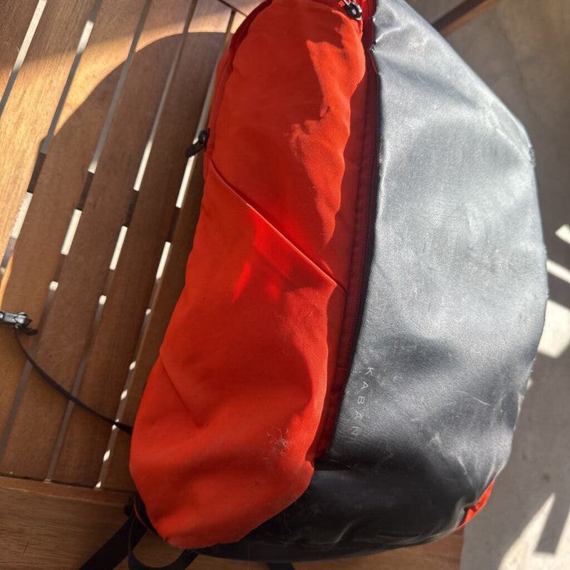 The North Face - Kaban Backpack - MSRP $200: Orange Black --