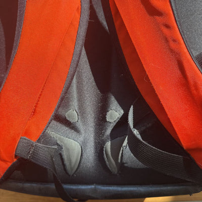 The North Face - Kaban Backpack - MSRP $200: Orange Black --