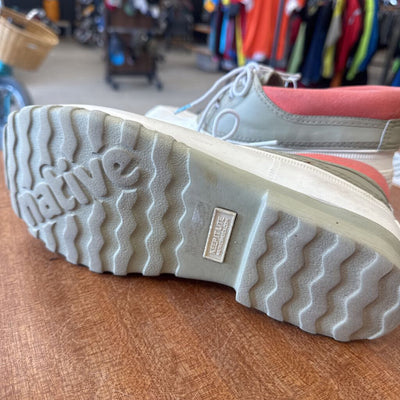 Native - Jimmy Rain Shoes - MSRP $130: Cream/Coral -unisex-10 (w) 8(m)