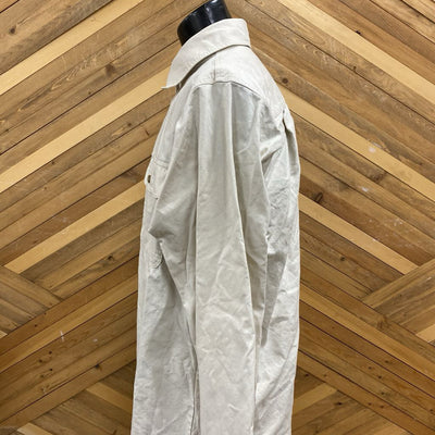 Mec - Men's Button Up: Beige-men-MD