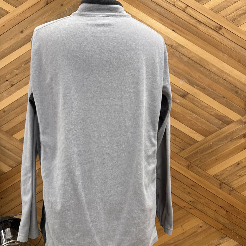 Columbia - Fleece Quarter Zip - MSRP $75: Grey-unisex-