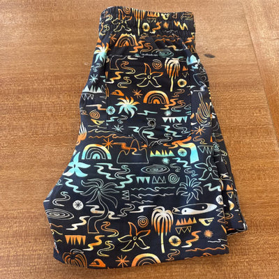 Quicksilver - Kid's Swim Shorts : Grey/Orange/Teal-children-7/8Y