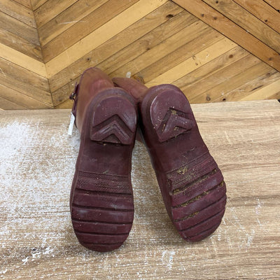 Hunter - Original Tall Rain Boots - MSRP $200: Burgundy-women-M6/W7