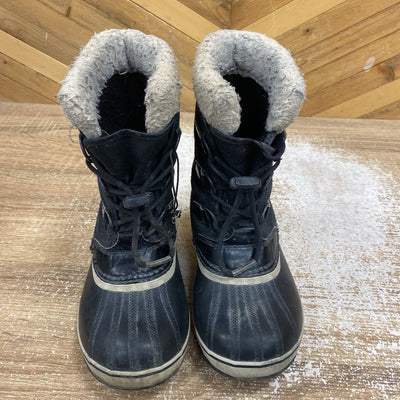 Sorel - Kid's Winter Boots - MSRP $75: Black/White-children-2