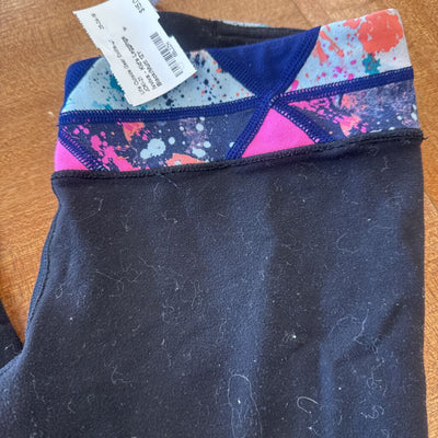 Ivviva - Kid's Leggings: Black/Multi-children-12Y