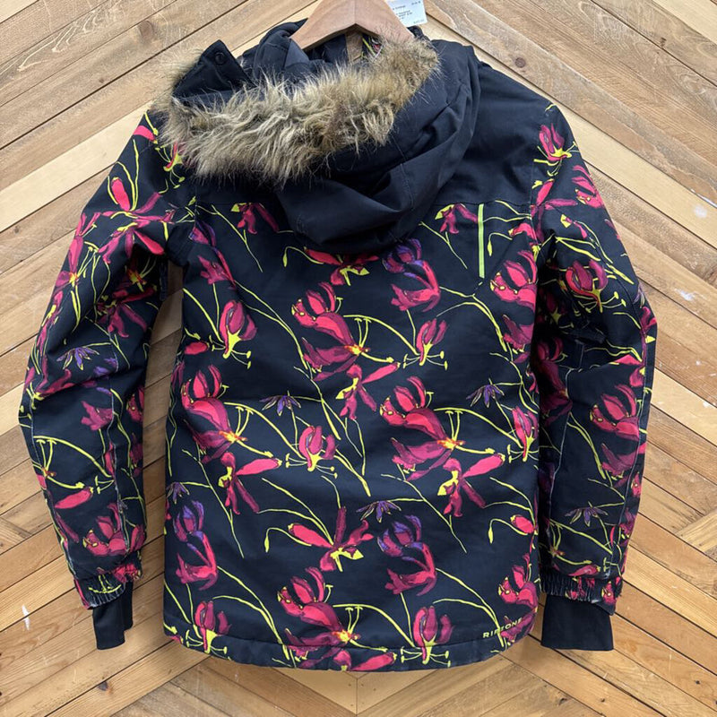 Ripzone - Youth Insulated Winter Jacket - MSRP $130: Black/Pink/Yellow-children-8Y