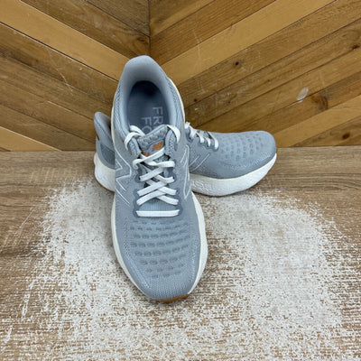 New Balance - Women's Fresh Foam X 1080v12 Lounge Around Running Shoes - MSRP $200: Grey/White/Brown-women-W7 - Wide
