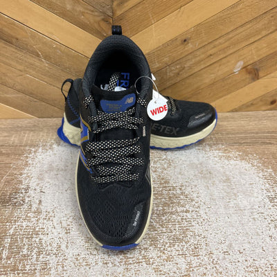 New Balance - Women's Fresh Foam X Hierro v7 GTX Trail Running Shoes - MSRP $220: Black/Blue-women-W6.5 - Wide