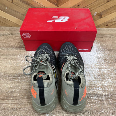 New Balance - Men's Fresh Foam Hierro v4 Trail Running Shoes - MSRP $190: Black/Biege-men-M12