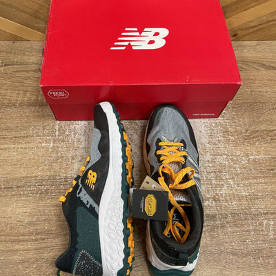 New Balance - Men's Fresh Foam X Hierro v7 Trail Running Shoes - MSRP $180: Grey/Green/Orange-men-M12 - Wide