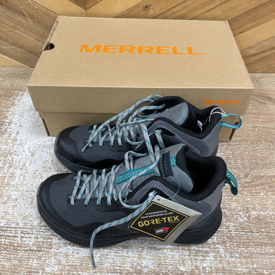 Merrell - Women's MQM 3 Mid GTX Hiking Boots - MSRP $210: Black/Grey/Blue-women-W6