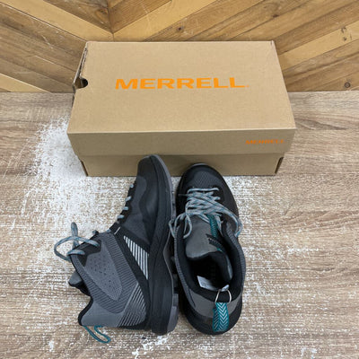 Merrell - Women's MQM 3 Mid GTX Hiking Boots - MSRP $210: Black/Grey/Blue-women-W6