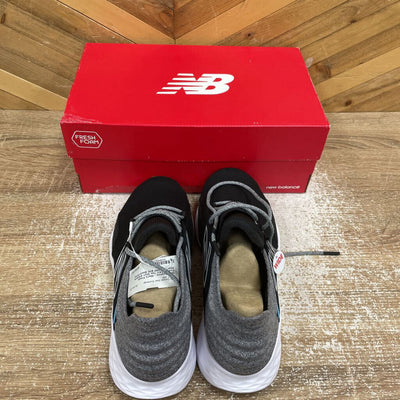 New Balance - Men's Fresh Foam ROAV Tee Shirt Athletic Shoes - MSRP $110: Black/Grey-men-M8.5 - Wide