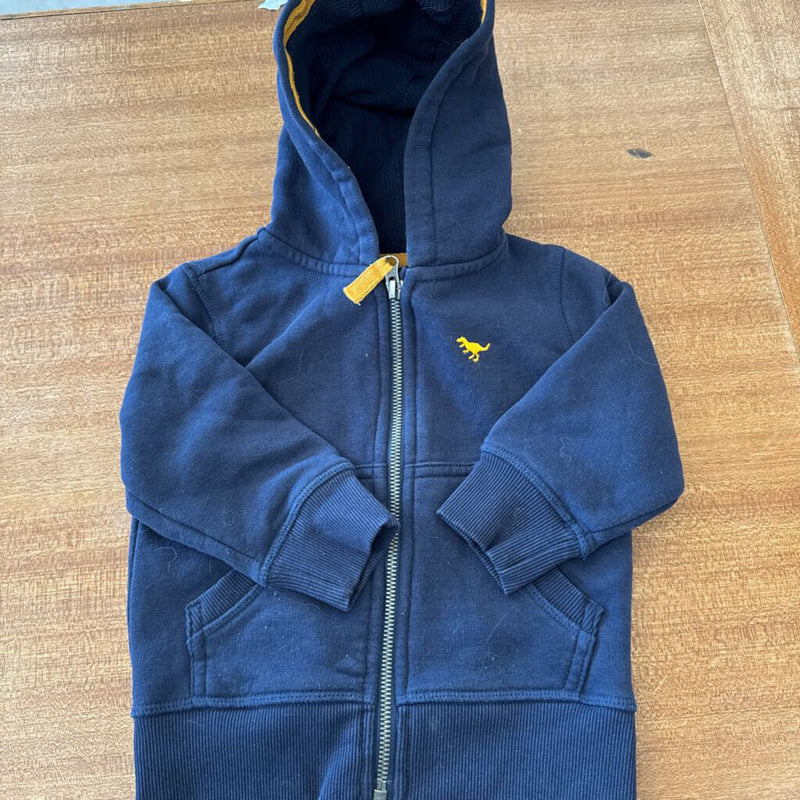Authentic Mexico - Kids Full zip Hoodie : Navy -children-2