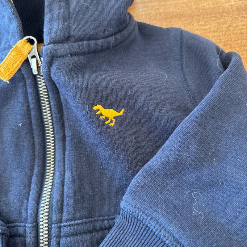 Authentic Mexico - Kids Full zip Hoodie : Navy -children-2