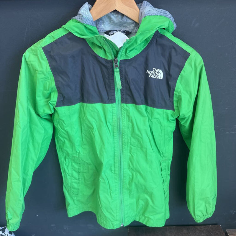 The North Face- Youth Rain Shell - MSRP $119: Green Black -children-10/12Y