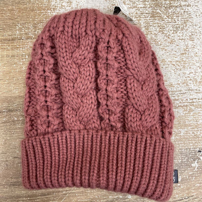 Orblite - Fleece Lined Hat - MSRP $35 : pink-women-