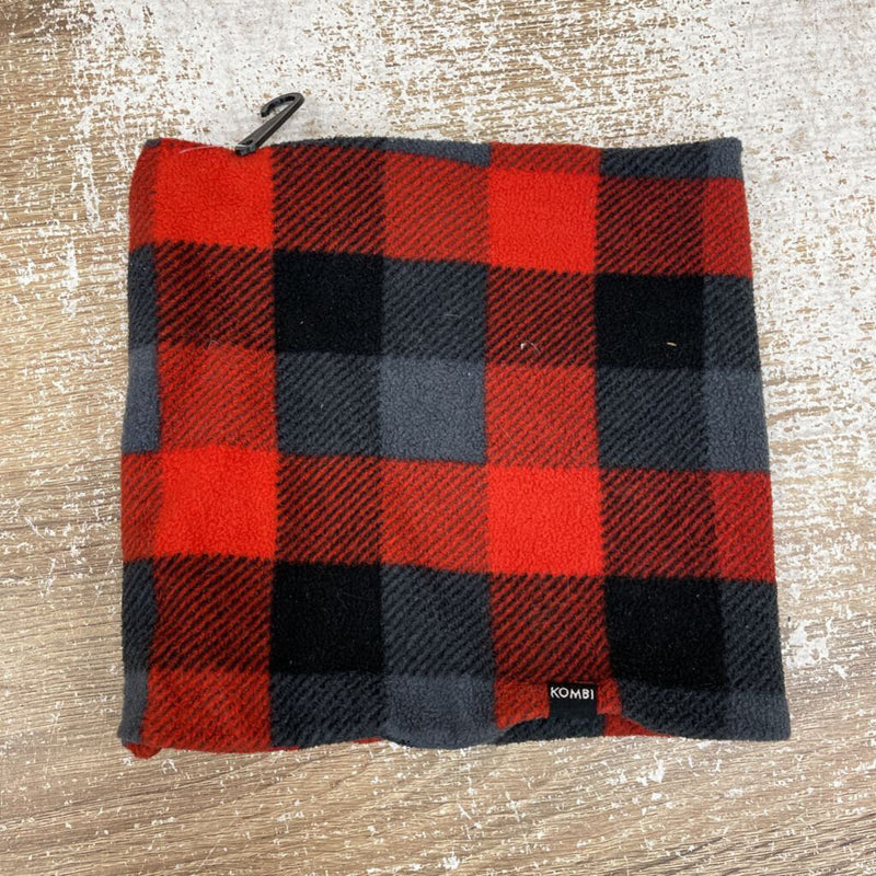Kombi - Kids Fleece Neck Gaiter : Red Black -children-