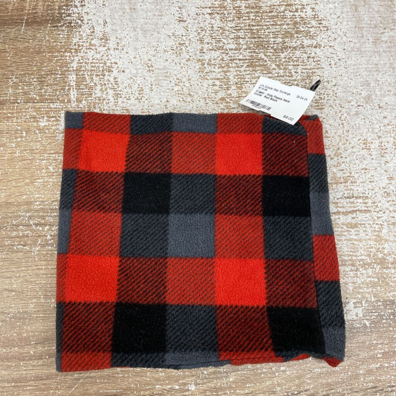 Kombi - Kids Fleece Neck Gaiter : Red Black -children-