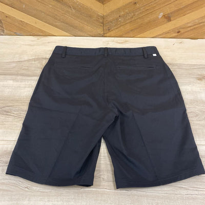 Puma - Women's Shorts: Black/White-women-8