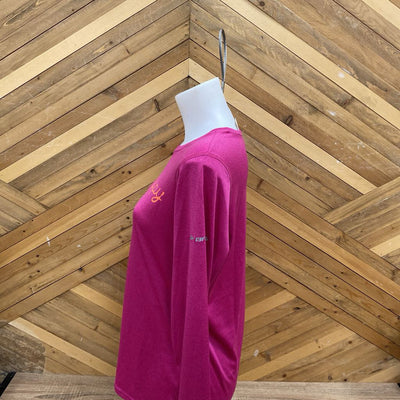 Brooks - Women's Active Longsleeve - MSRP $56: Pink/Orange-women-LG