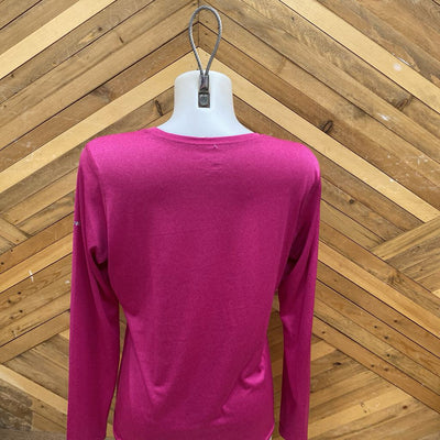 Brooks - Women's Active Longsleeve - MSRP $56: Pink/Orange-women-LG